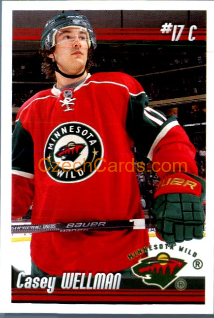 Casey Wellman 2010-11 Panini NHL Sticker #350