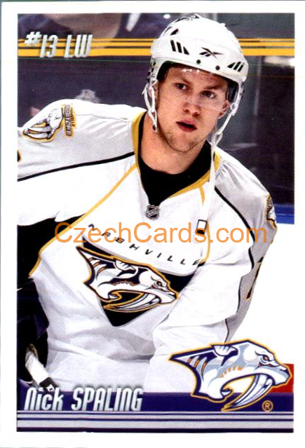 Nick Spaling 2010-11 Panini NHL Sticker #353