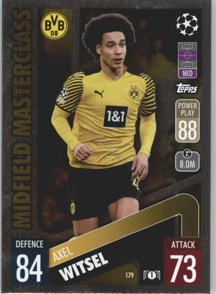 Axel Witsel Topps Match Attax 2021/22 Midfield Masterclass #179