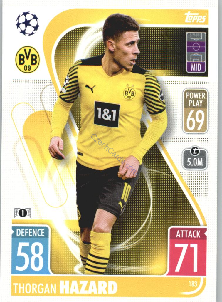 Thorgan Hazard Topps Match Attax 2021/22 #183