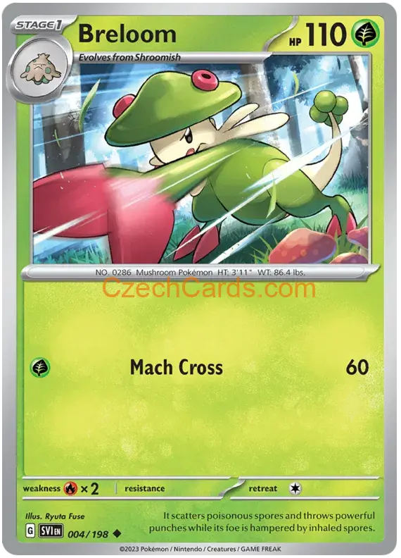 Breloom Scarlet & Violet #04/198