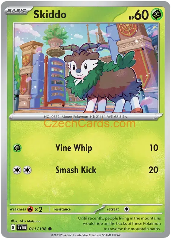 Skiddo Scarlet & Violet #011/198