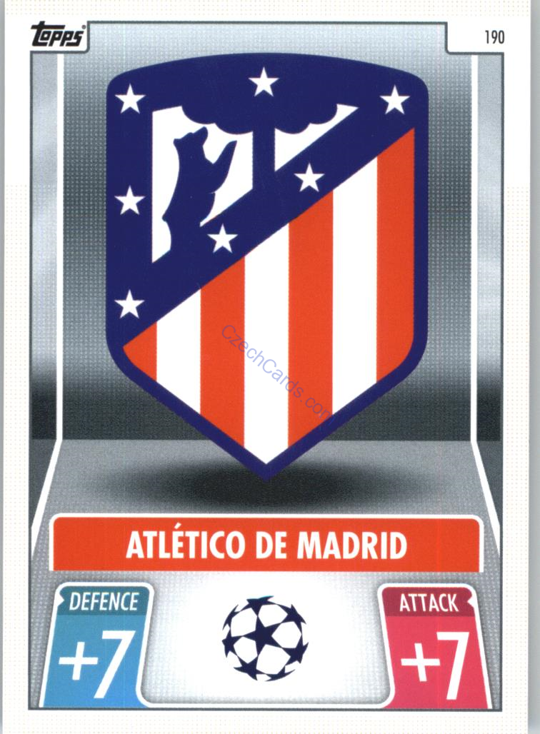 Atlético de Madrid Topps Match Attax 2021/22 Club Badge #190
