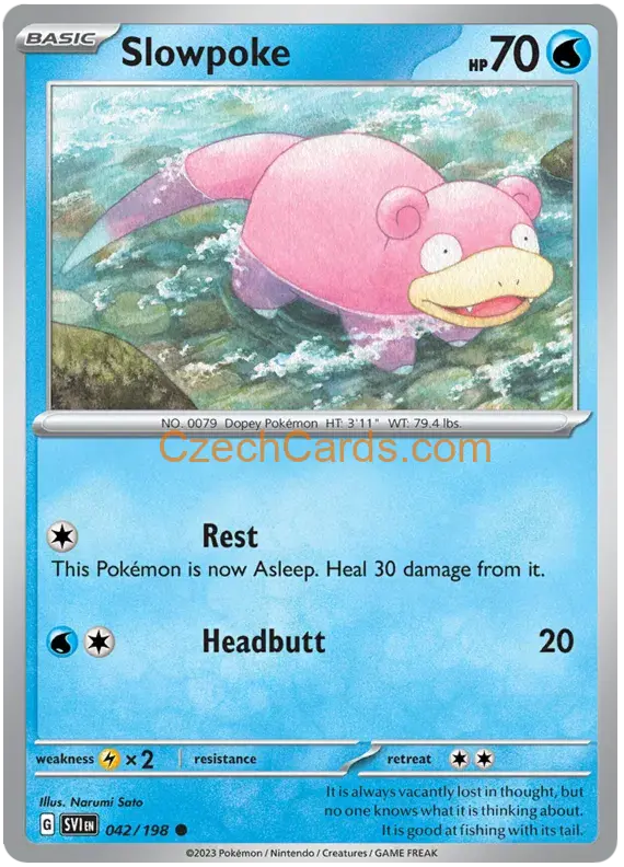 Slowpoke Scarlet & Violet #042/198