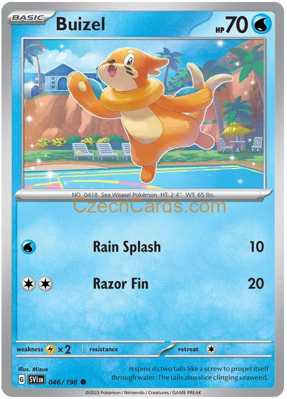 Buizel Scarlet & Violet #046/198