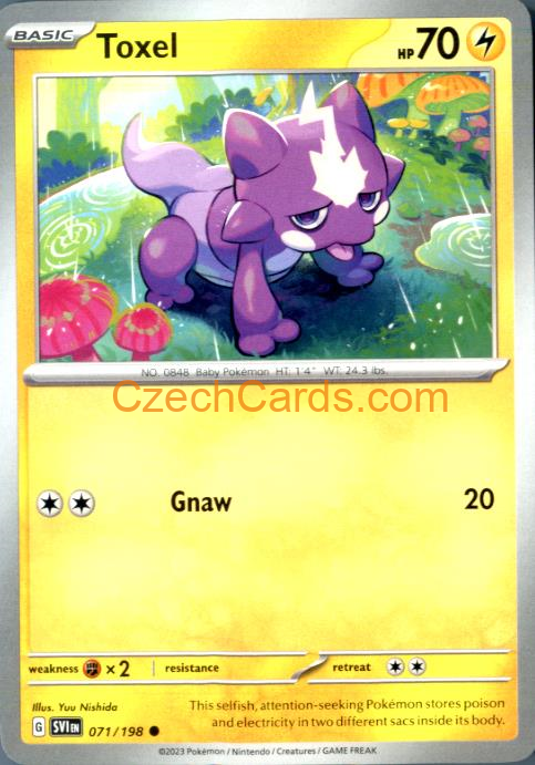 Toxel Scarlet & Violet #071/198