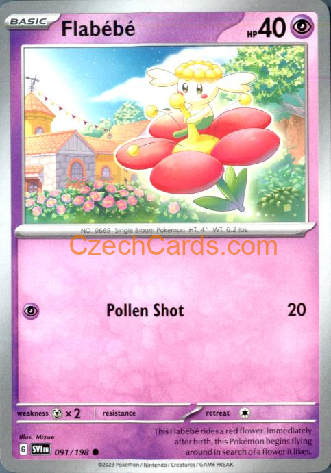 Flabébé Scarlet & Violet #091/198