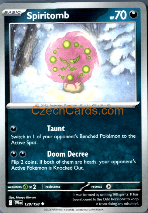 Spiritomb Scarlet & Violet #129/198