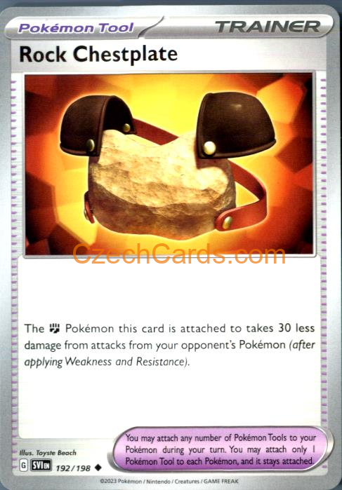 Rock Chestplate Scarlet & Violet #192/198