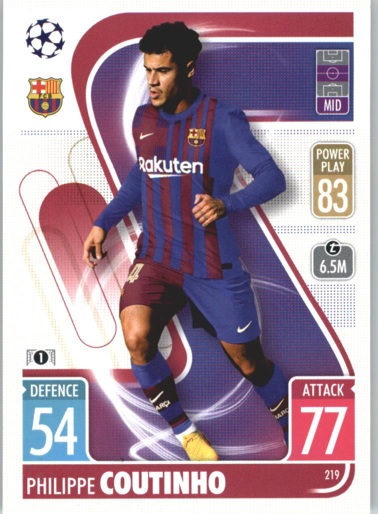 Philippe Coutinho Topps Match Attax 2021/22 #219