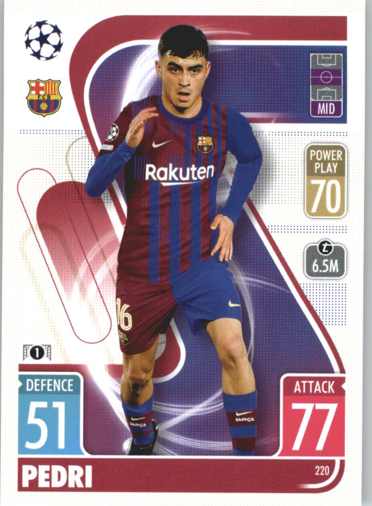 Pedri Topps Match Attax 2021/22 #220