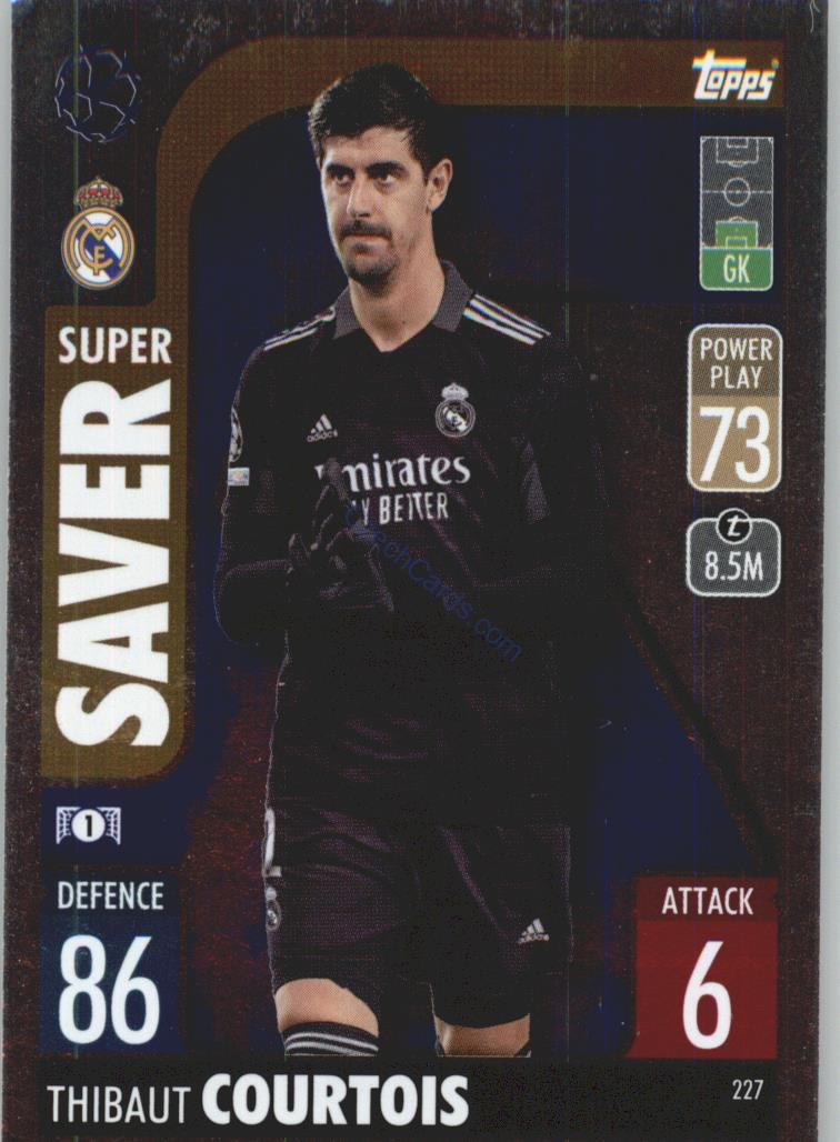 Thibaut Courtois Topps Match Attax 2021/22 Super Saver #227