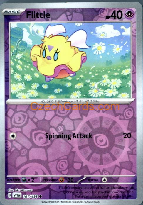 Flittle Scarlet & Violet reverse holo #101/198