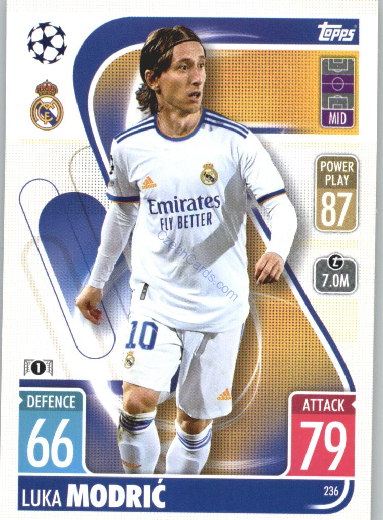 Luka Modrić Topps Match Attax 2021/22 #236