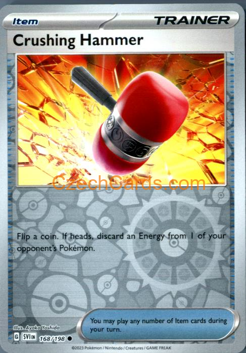 Crushing Hammer Scarlet & Violet reverse holo #168/198