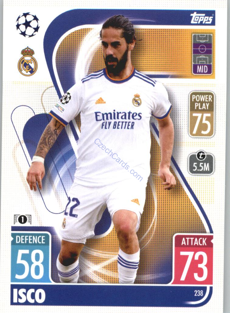 Isco Topps Match Attax 2021/22 #238