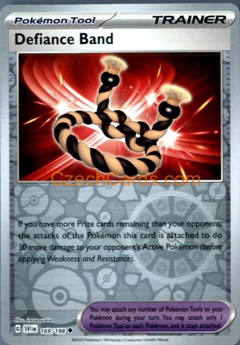 Defiance Band Scarlet & Violet reverse holo #169/198
