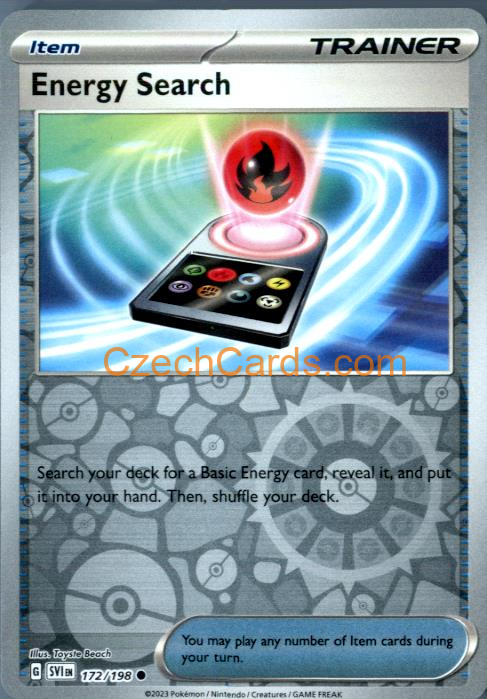 Energy Search Scarlet & Violet reverse holo #172/198