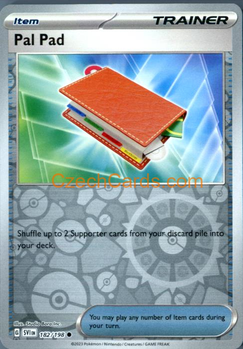 Pal Pad Scarlet & Violet reverse holo #182/198