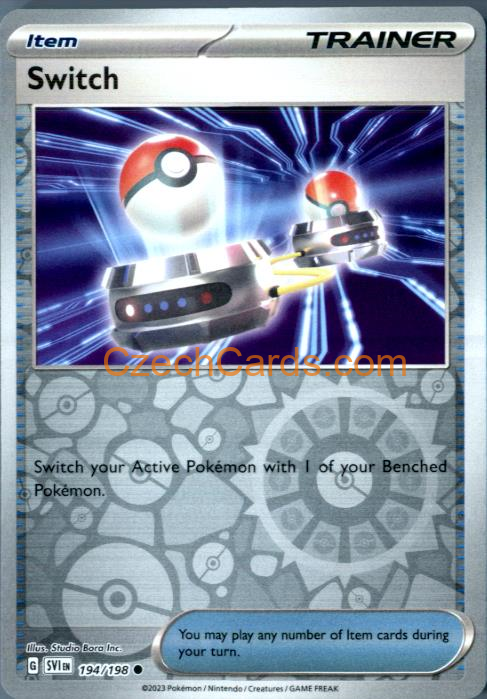 Switch Scarlet & Violet reverse holo #194/198