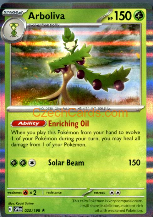 Arboliva Scarlet & Violet Holo #023/198