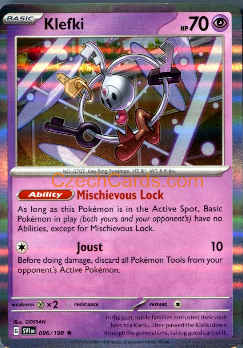 Klefki Scarlet & Violet Holo #096/198