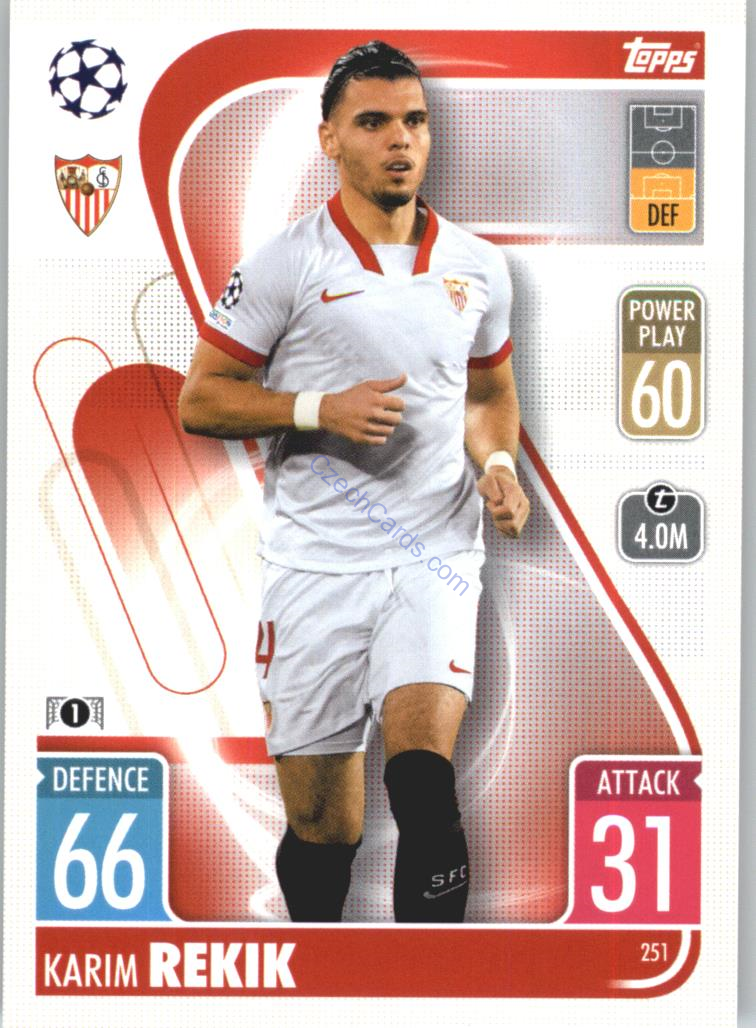 Karim Rekik Topps Match Attax 2021/22 #251