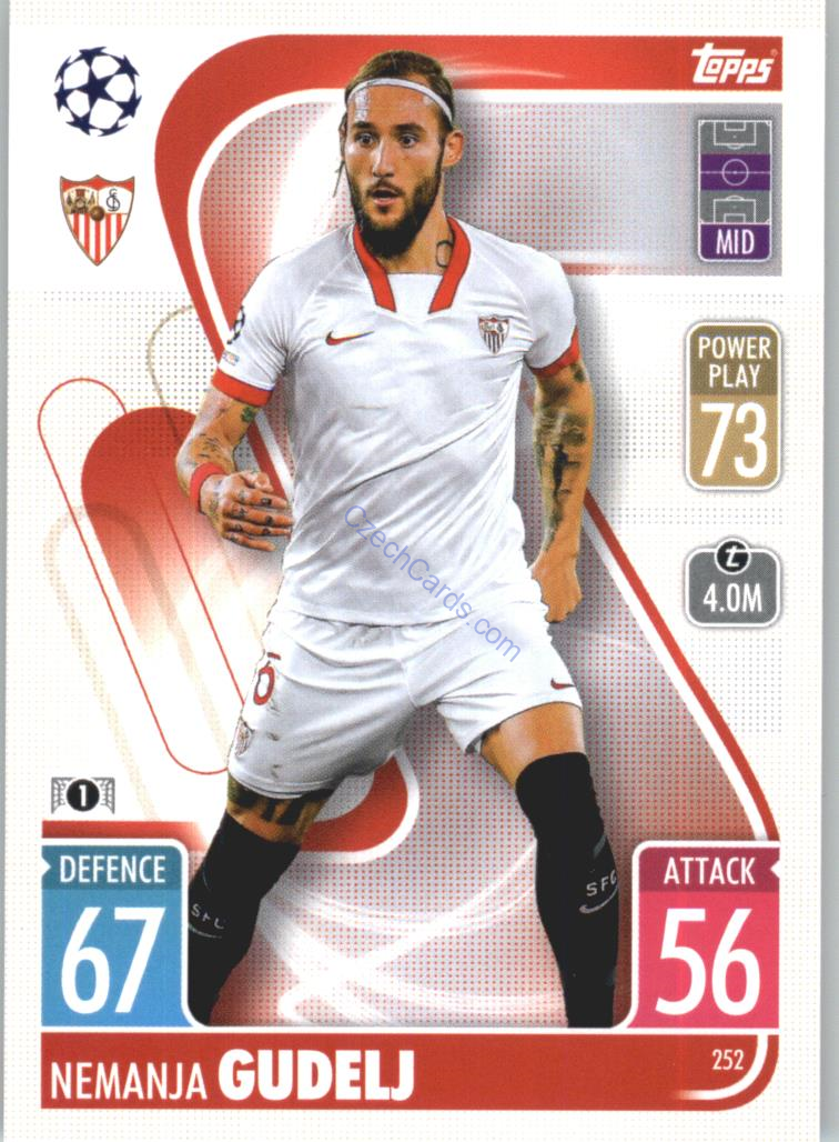 Nemanja Gudelj Topps Match Attax 2021/22 #252