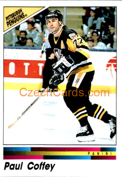 Paul Coffey 1990/91 Panini NHL sticker #135