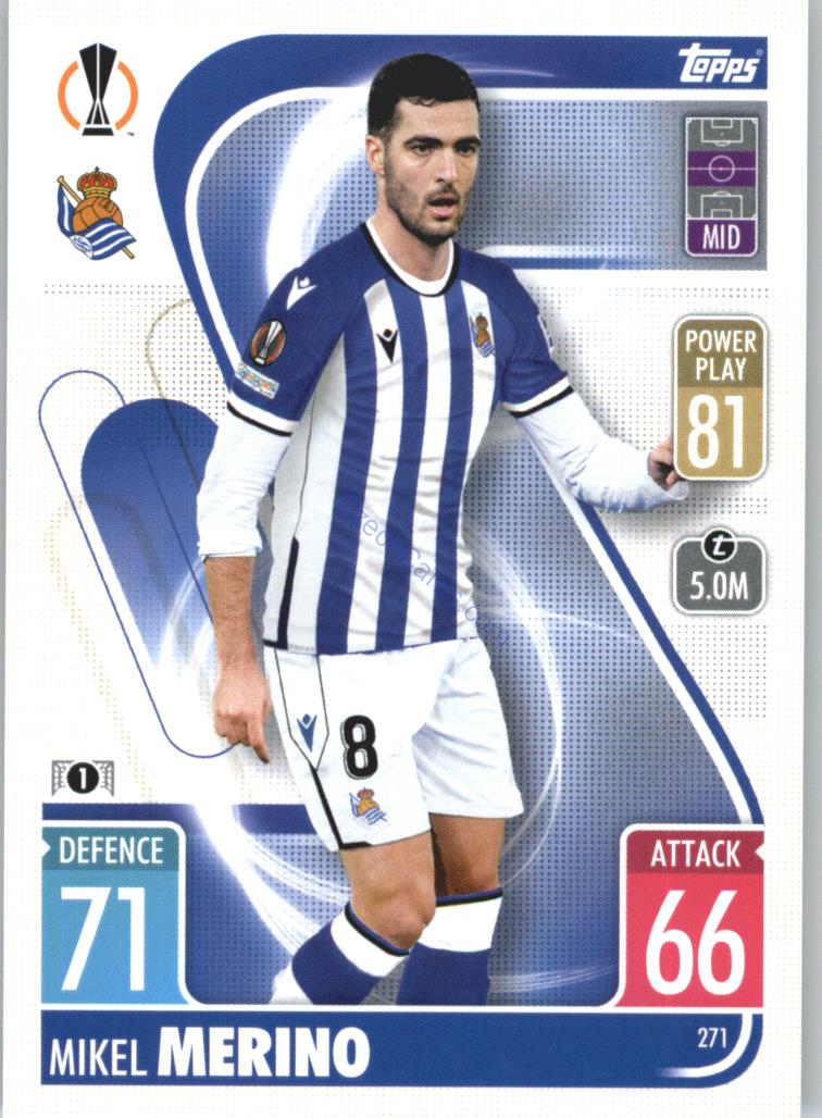 Mikel Merino Topps Match Attax 2021/22 #271
