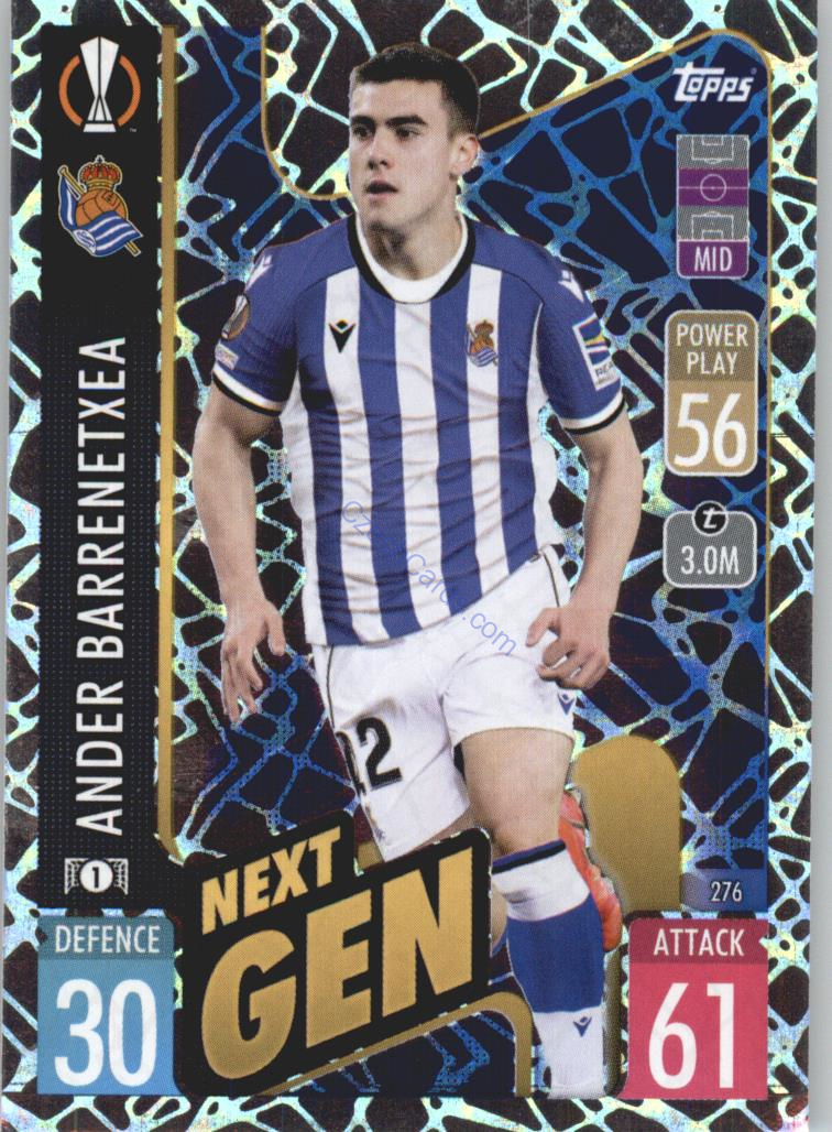 Ander Barrenetxea Topps Match Attax 2021/22 Next Gen #276