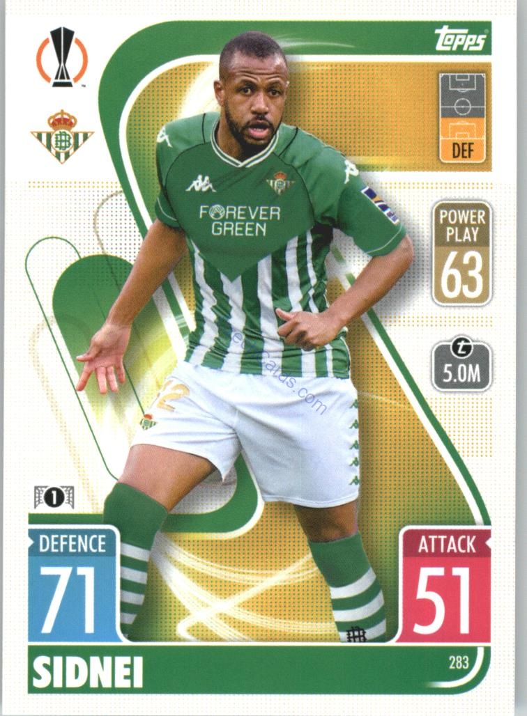 Sidnei Topps Match Attax 2021/22 #283