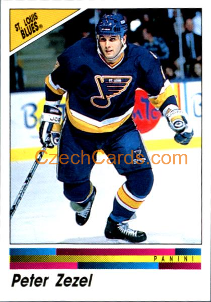 Peter Zezel 1990/91 Panini NHL sticker #264