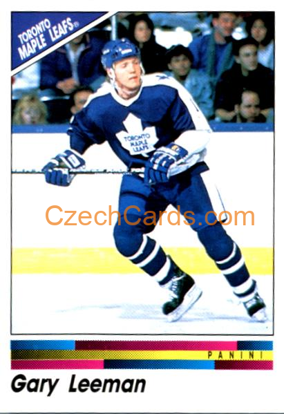 Gary Leeman 1990/91 Panini NHL sticker #279