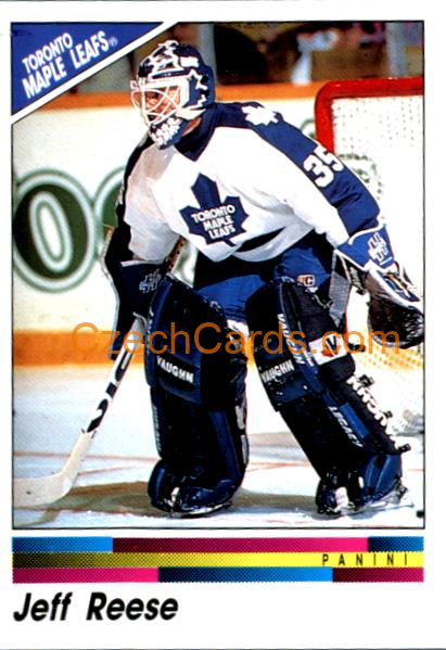 Jeff Reese 1990/91 Panini NHL sticker #281