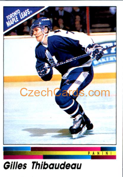 Gilles Thibaudeau 1990/91 Panini NHL sticker #288