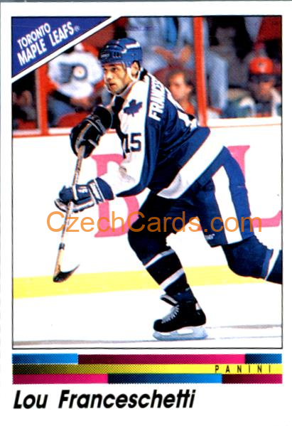 Lou Franceschetti 1990/91 Panini NHL sticker #289