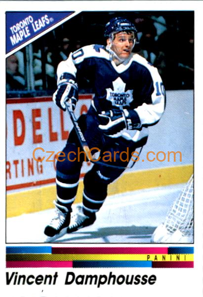Vincent Damphousse 1990/91 Panini NHL sticker #291