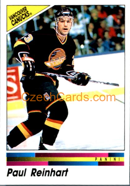 Paul Reinhart 1990/91 Panini NHL sticker #293