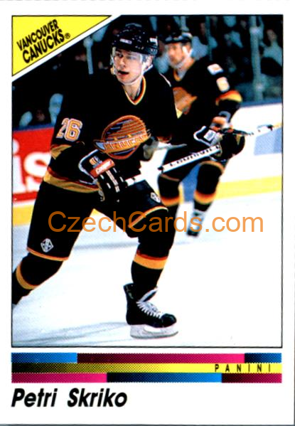 Petri Skriko 1990/91 Panini NHL sticker #298