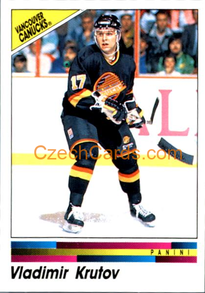 Vladimir Krutov 1990/91 Panini NHL sticker #304