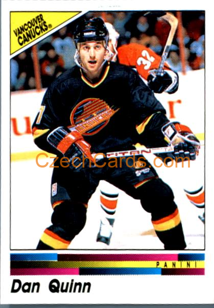 Dan Quinn 1990/91 Panini NHL sticker #305