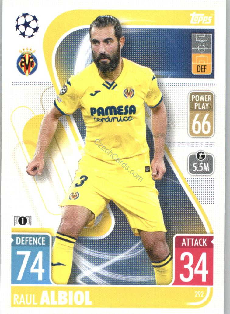 Raul Albiol Topps Match Attax 2021/22 #292