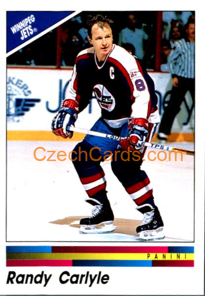 Randy Carlyle 1990/91 Panini NHL sticker #314