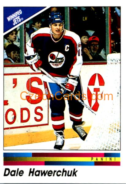 Dale Hawerchuk 1990/91 Panini NHL sticker #317