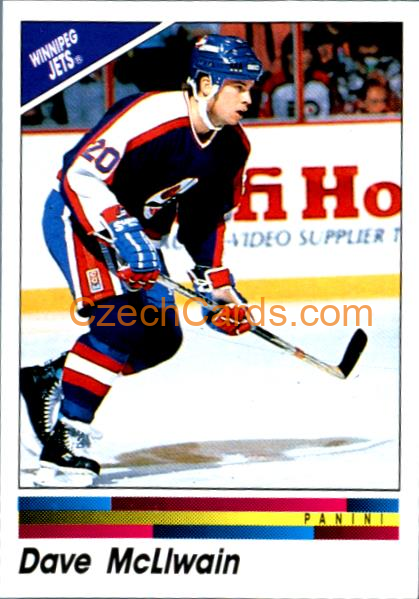 Dave McLlwain 1990/91 Panini NHL sticker #319