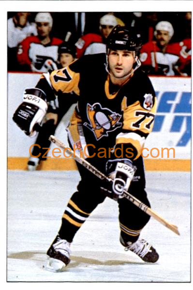 Paul Coffey Pittsburgh 1990/91 Panini NHL sticker #324