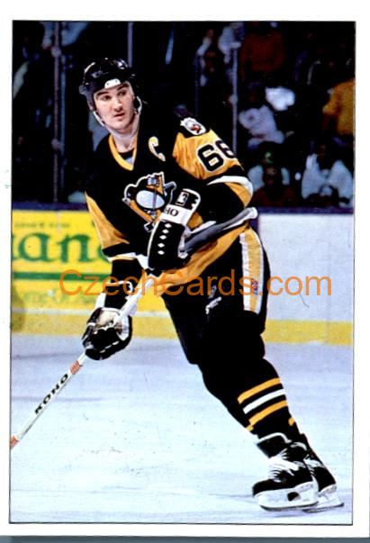 Mario Lemieux Pittsburgh 1990/91 Panini NHL sticker #326