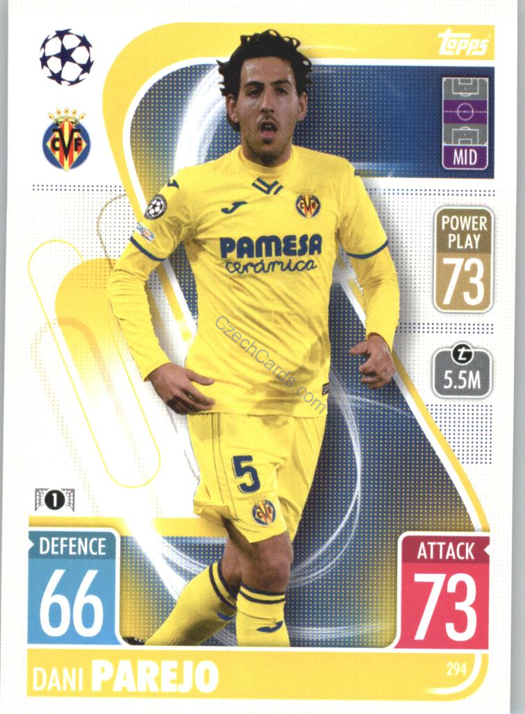 Dani Parejo Topps Match Attax 2021/22 #294