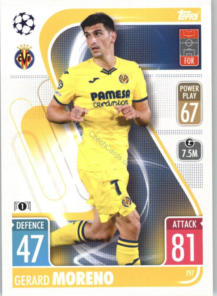 Gerard Moreno Topps Match Attax 2021/22 #297